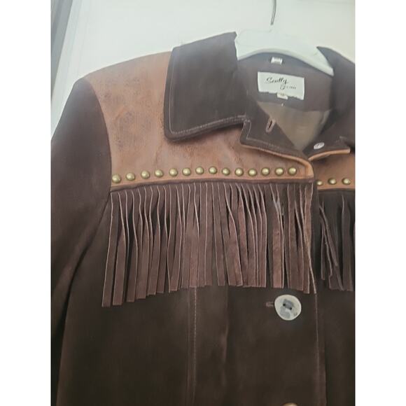 Vintage Scully Western Fringe Suede. Jacket Women's Size M - Picture 2 of 16